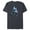 Navy Heather, variant on Avatar Banshee A Logo with Jake Sully and Na’vi Neytiri - Short Sleeve Blended T-Shirt for Adults - Customized-Dark Heather