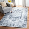 thumbnail image 2 of SAFAVIEH Classic Vintage Leandre Medallion Area Rug, Silver/Dark Grey, 9' x 12', 2 of 8