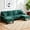 Green, variant on MOONMISS U-Shaped Sectional Sofa, 4 Seater Sectional Couch with Chaise, Modular Sleeper Sectionals for Living Room-Wine Red