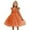 Z01-01Orange, variant on TBWNWG Girls V-Neck Mesh Tutu Dress for Toddler Baby Girls Comfortable Stretchy Waist Casual Party Photoshoot Outfit for Spring Summer Fall,Size 3-4 Years