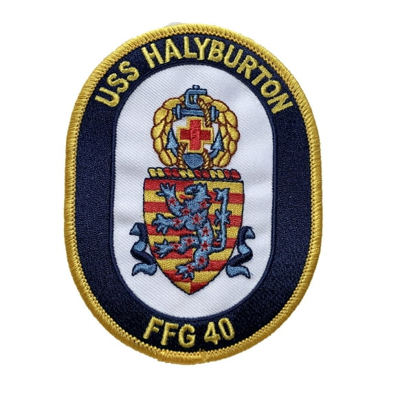 USS HALYBURTON FFG-40 Patch – Sew On