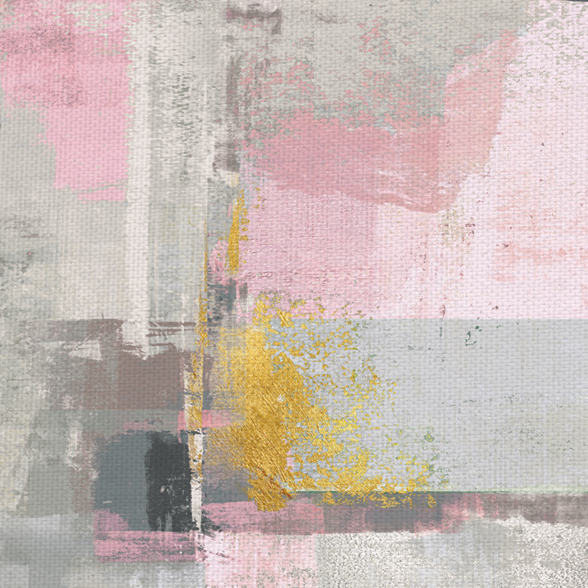 Blush Abstract Squares by Willowbrook Art Print