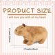 thumbnail image 2 of Capybara Plush Doll, Cute Comfortable Simulation Capybara Plush Toys Capybara Plush Dolls Capybara Toy Birthday Gift for Kids and Friends, 2 of 5