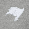 thumbnail image 4 of Men's Antigua Heather Gray Tampa Bay Buccaneers Subtle Quarter-Zip Jacket, 4 of 4