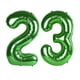 thumbnail image 1 of Números de globos Enyeopd, grandes, de 40 pulgadas, de color verde oscuro para fiestas, 1 of 6