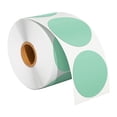thumbnail image 3 of Rollo de etiquetas adhesivas perfke 1000 piezas pegatinas redondas para diseño comercial de bricolaje verde, 3 of 9