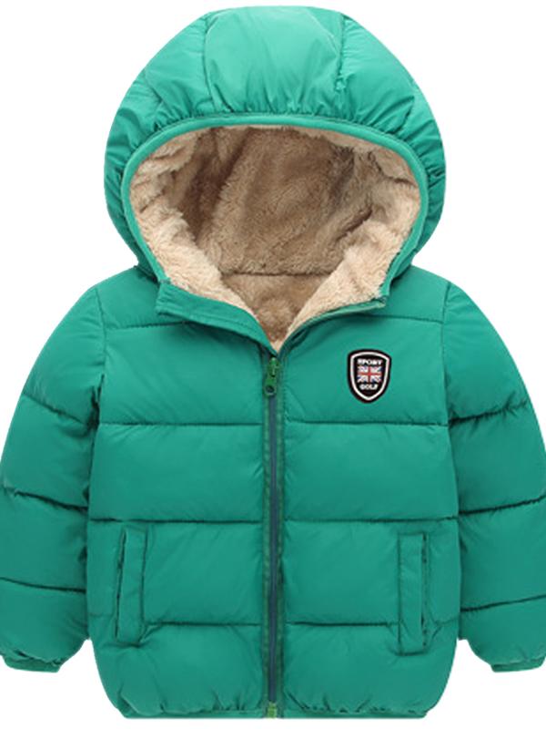 Bangus Toddler Baby Hooded Down Jacket Boys Girls Kids Thicken Warm Winter Coat Outerwear