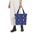 thumbnail image 4 of Lsque Jellyfish colorful Pattern Beach Tote,Shoulder Handbag,Spacious Tote Bag,Lightweight Travel Bag,Versatile Shopping Bag, 4 of 6