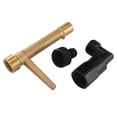 thumbnail image 1 of Llave De Válvula De Acoplamiento Rápido, Llave De Válvula De Acoplamiento Rápido De Latón Multiusos G3/4 Duradera Para Riego Por Aspersión De Jardín, 1 of 7