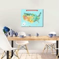 thumbnail image 5 of Lsque USA Tourist Map Print Wall Art – Decorative Picture for Living Room, Bedroom, and Office (Horizontal), 5 of 6