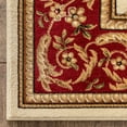 thumbnail image 4 of Well Woven Timeless Fleur De Lis Trellis Floral Border Ivory 5'3" x 7'3" Area Rug, 4 of 8