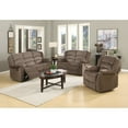thumbnail image 2 of Titan Furnishings Faux Leather Sectional with Right Arm Facing in Dark Brown, 2 of 3