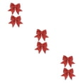 thumbnail image 2 of Toystoory De adornos navideños con lazo grande, , decoración de lentejuelas brillantes, suministros de vacaciones, puerta de armario al aire Type1 NO1, 2 of 6