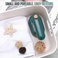 thumbnail image 4 of Professional Micro Steam Iron Portable Handheld Hanger Mini Folding Ironer, Handheld Machine, Home Travel Machine, Home, Travel (Green), 4 of 5