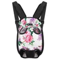 thumbnail image 1 of Pawaboo Mochila transportadora para mascotas, ajustable, frontal para mascotas, mochila transportadora para perros y gatos, bolsa de viaje, con las piernas afuera, fácil de ajustar para viajar, sender, 1 of 5
