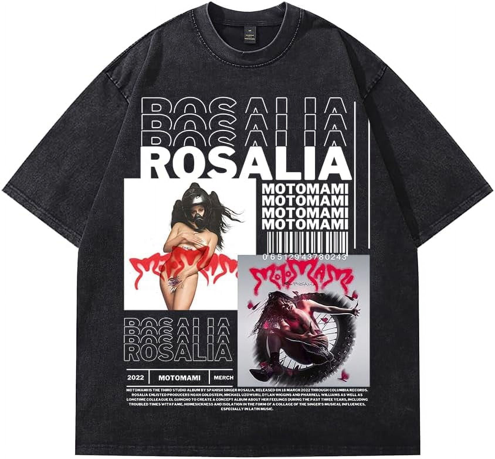 Rosalía Motomami Vintage 90s T-shirt Merch Men Short Sleeve Women