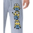 thumbnail image 2 of Despicable Me Minions Men's Chibi Sleep Jogger Pajama Pants For Adults, 2 of 6