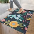 thumbnail image 4 of Pioneer Flower Floral Print Pattern Door Rugs,Washable Non Slip Door Mats Indoor,Decorative Door Mats,Entry Mat Indoor for Entrance,Bedroom,Kitchen,Bathroom,17"x30", 4 of 6