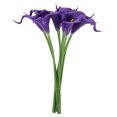 thumbnail image 5 of Plastic Calla Artificial Flower Bridal Bouquet Wedding Home Garden Decor (10pcs), 5 of 8