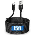 thumbnail image 1 of Cable USB-C etguuds de 4,6 m, carga rápida, trenzado de nailon, 1 of 6