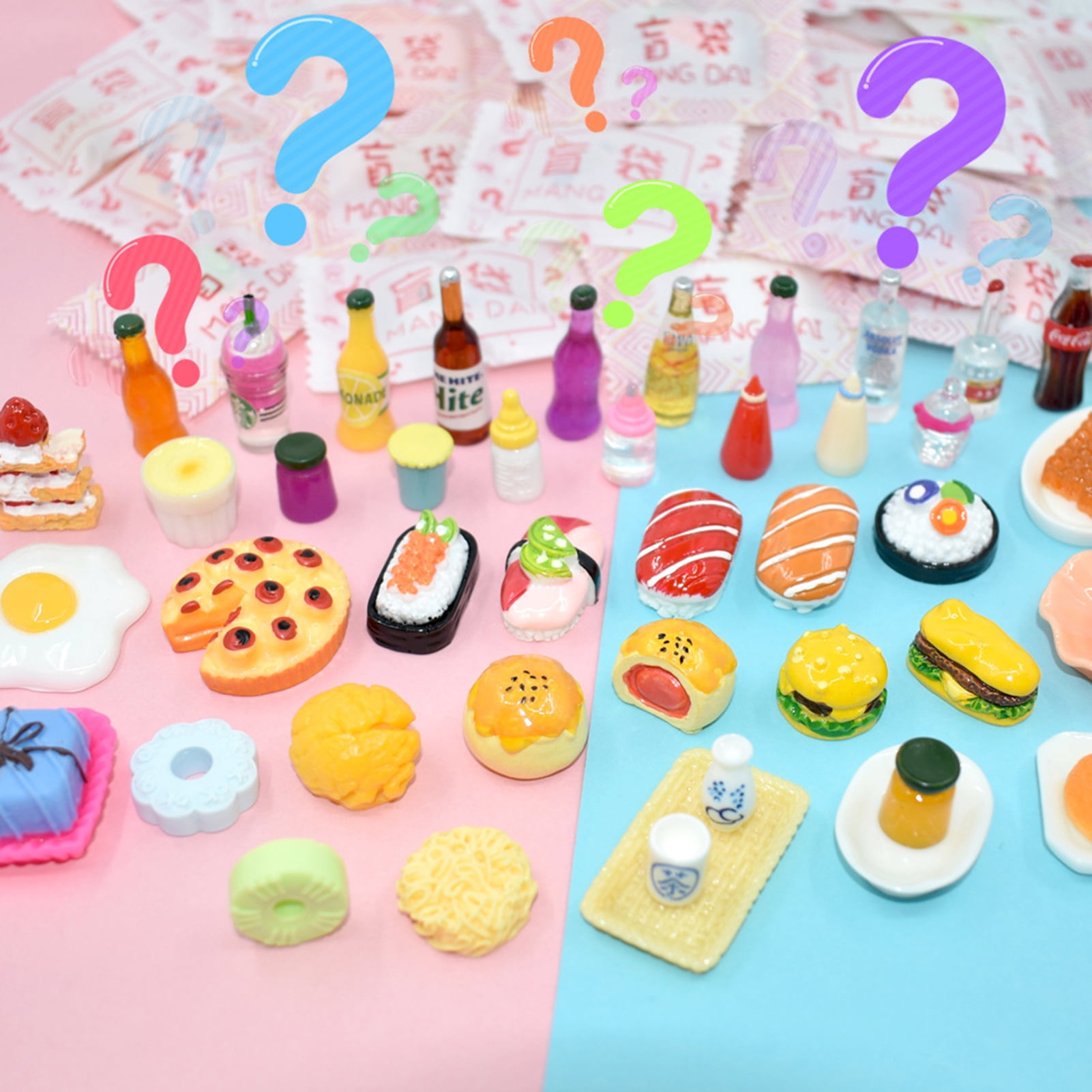 10Pcs DIY Phone Case Decor Crafts Miniature Resin Doughnut Dollhouse Food_TSJKU
