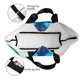 thumbnail image 4 of Balery Futuristic Blue Light Wolf Bolsa Tote Estilo Estético con Cremalleras, Bolsa de Hombro, Bolsa de Compras Grande y Plegable, 4 of 8