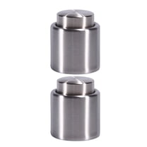 2pcs Wine Plug Champagne Wine Stopper Stainless Steel Stopper Bottle Sealer