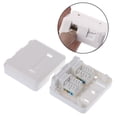 thumbnail image 2 of YIEMEEN Dual-port Network Ethernet LAN Gigabit RJ45 Cat6 Outlet Wall Plate Socket Keystone Faceplate, 2 of 7