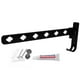 thumbnail image 2 of Punch-Free Clothes Rack 1Pcs Black Aluminum Alloy for Home Machine-Wash-Free Invisible Clothesline, 2 of 5