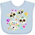 thumbnail image 3 of Inktastic Decorative Skull Party for Day of the Dead Boys or Girls Baby Bib, 3 of 4