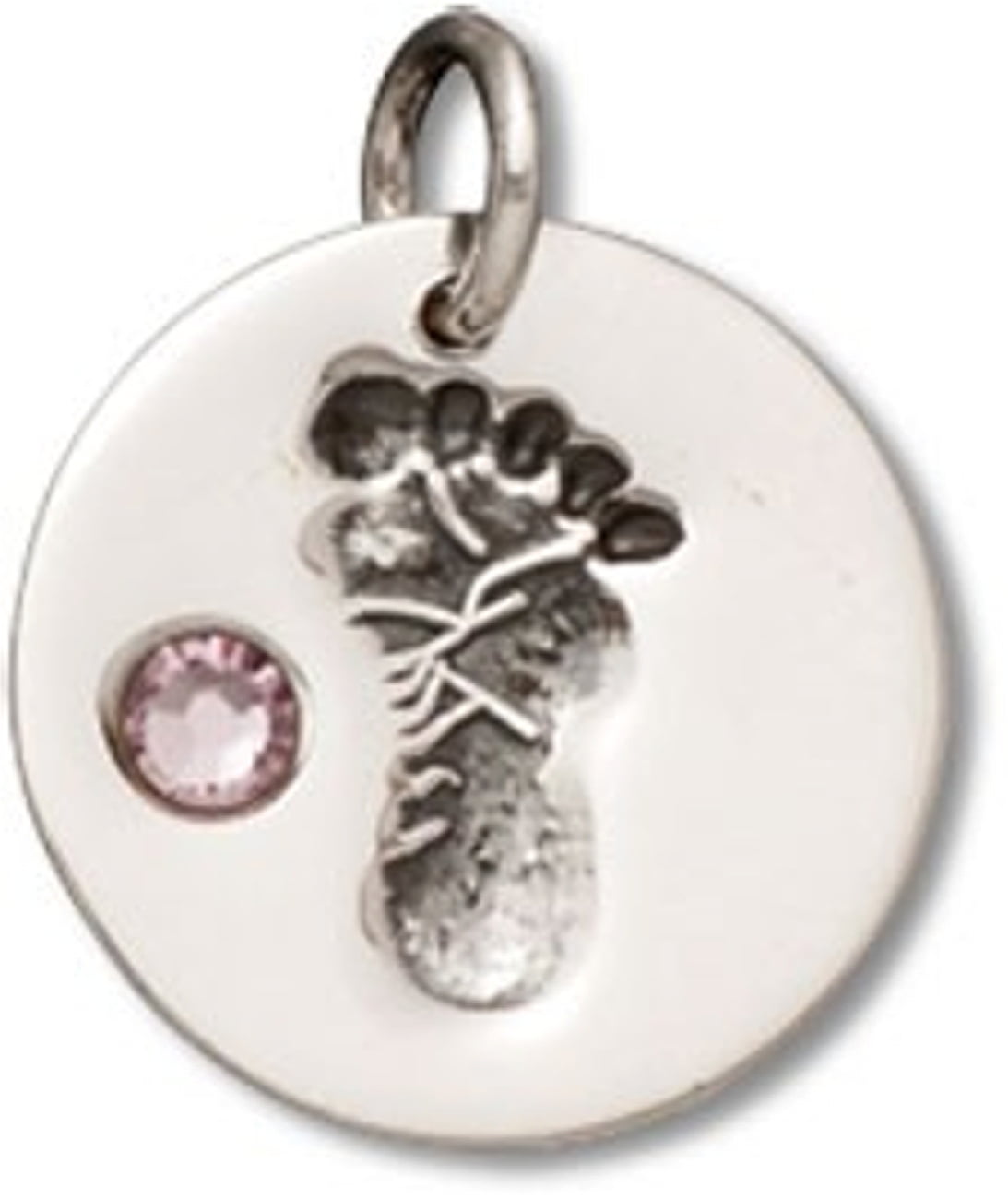 baby footprint charm bracelet