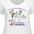 thumbnail image 4 of Inktastic I'm an Auntiecorn Like a Normal Aunt but Magical Women's Plus Size T-Shirt, 4 of 5