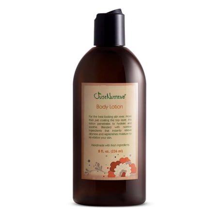 Just Nutritive Body Lotion for Moisturizing Dry Skin with Cocoa Butter All Skin Types 8oz