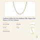 thumbnail image 2 of Cadena Collar De Oro Italiano 10k, Figaro 3x1 Hueca, 55 Cm, 4.4mm, 2 of 5