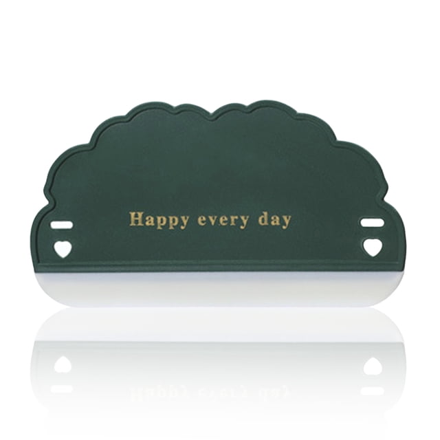 Limpiaparabrisas en forma de nube colgando raspadores desbaste encimera baño baño ventanas coche retrovisor espejo cepillo limpieza herramientas de limpieza verde AweSitey HA012097-02