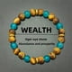 thumbnail image 5 of Ojo de Tigre Piedra Pulsera Semi Piedra Joyería El contraste de colores de oro y azul oscuro crear un accesorio llamativo y de moda., 5 of 6