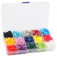thumbnail image 2 of MesaSe Ensemble de Boutons-Pression en Plastique T5 Outil de Boutons-Pression Multicolore Professionnel Résine Bouton Rond DIY Sans Couture pour Couture Tissu Artisanat, 2 of 10