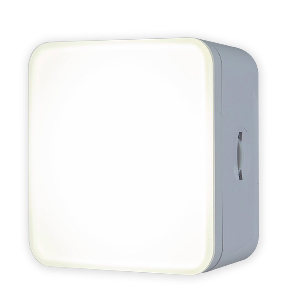 GE Automatic LED Night Light, Dimmable, Compact, White 41631