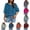 001-Blue, variant on VOUZZA Women's Vintage Embroidered Linen T-Shirt Casual Loose Fit Half Sleeve Pullover Top Boho Retro Lightweight Breathable Summer Blouse Shirts