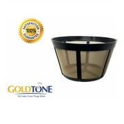 GoldTone Reusable 10 Cup Coffee Basket for BUNN Machines and Makers - Replacement Permanent Bunn Filter - BPA Free - 1 Pack
