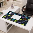 thumbnail image 3 of Long Mouse Pads for Desk,DarkBlue Dinosaurs Words Pattern Desk Mats on Top Of Desks, Desk Mouse Pad Extra Large with 3mm Non-Slip Base and Stitched Edge for Gaming,Office,Work,Home 31.5"x15.7", 3 of 6