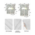 thumbnail image 6 of Pastoral Botanical Kitchen Curtains Sets 24 Inch Length with Valance, Rustic Summer Birds Spring Floral Swag Valances and Tiers Curtain Set Drapes Swag Curtains for Living Room, Bathroom, Bedroom, 6 of 6