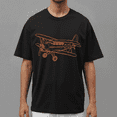 thumbnail image 5 of Men's 100% Cotton Short Sleeve Crewneck Graphic T-Shirt, Soft Breathable Moisture Wicking Casual Basic S-3XL, 5 of 7