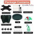 thumbnail image 6 of 2 Pack 6 Tier Green Stackable Strawberry Planter Garden Tower for Vegetables Flowers Herbs Succulents Vertical Oasis Grow Your Own, 6 of 7