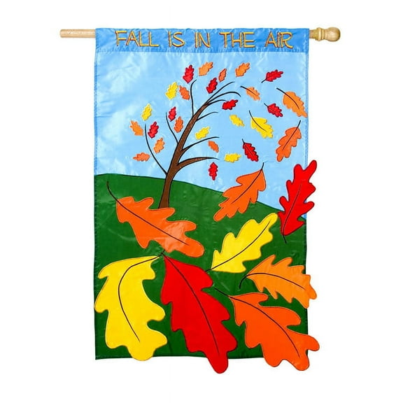 Evergreen Flag, Flag, Reg, Fall is in the Air, 43'' x 0.3'' inches