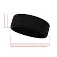 thumbnail image 5 of Tennis Headband Sweat Bands For Men Women,Sports Sweatbands Moisture Wicking Absorbent Head Bands For Teenagers Students,Stretch No Slip Men's Headbands For Yoga Running Workout Hiking 4pcs, 5 of 5