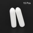 thumbnail image 2 of 15pcs Rubber End Caps 3mm(1/8") ID Vinyl Round End Cap Cover Screw Thread Protectors White, 2 of 4