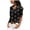 Black, variant on felwors Womens Sunset Palm Tree Hawaiian Shirt Loose Fit Tropical Vacation Button Up Blouse (Green, XXL)