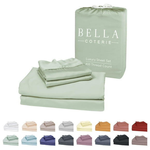 Juego de sábanas Bella Coterie Luxury de viscosa de bambú tamaño king