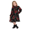 thumbnail image 5 of Wonder Nation Baby and Toddlers Girls’ Long Sleeve Holiday Dress with Diaper Cover, Sizes 0/3M-5T, 5 of 14